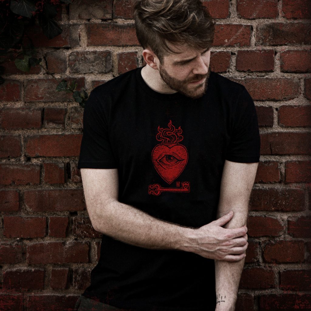 'Flaming Heart' shirt